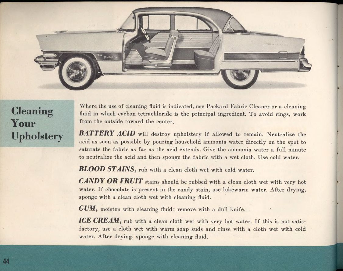 1956 Packard Owners Manual Page 11